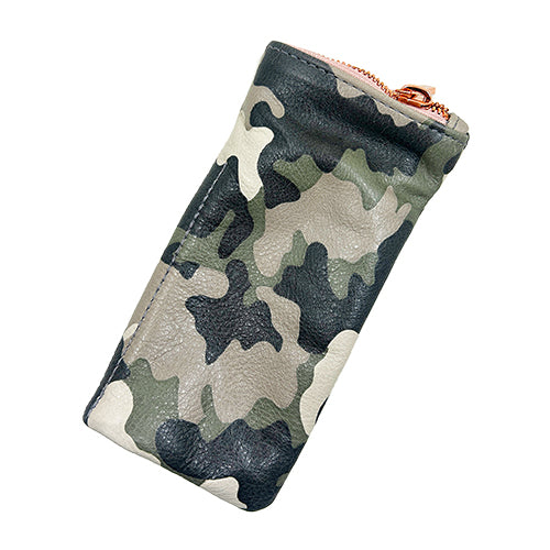 Camo Leather Eyewear Case