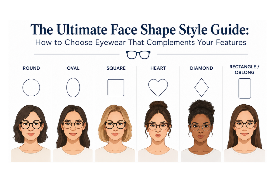 The Ultimate Face Shape Style Guide: How to Choose Eyewear That Complements Your Features