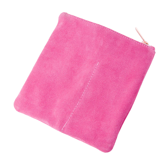 Pink Suede Eyewear Case
